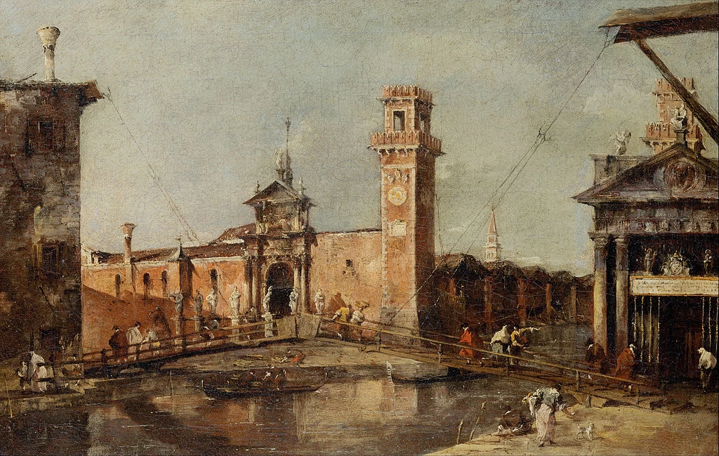 Entrata dell'Arsenale a Venezia - Kunsthistorisches Museum